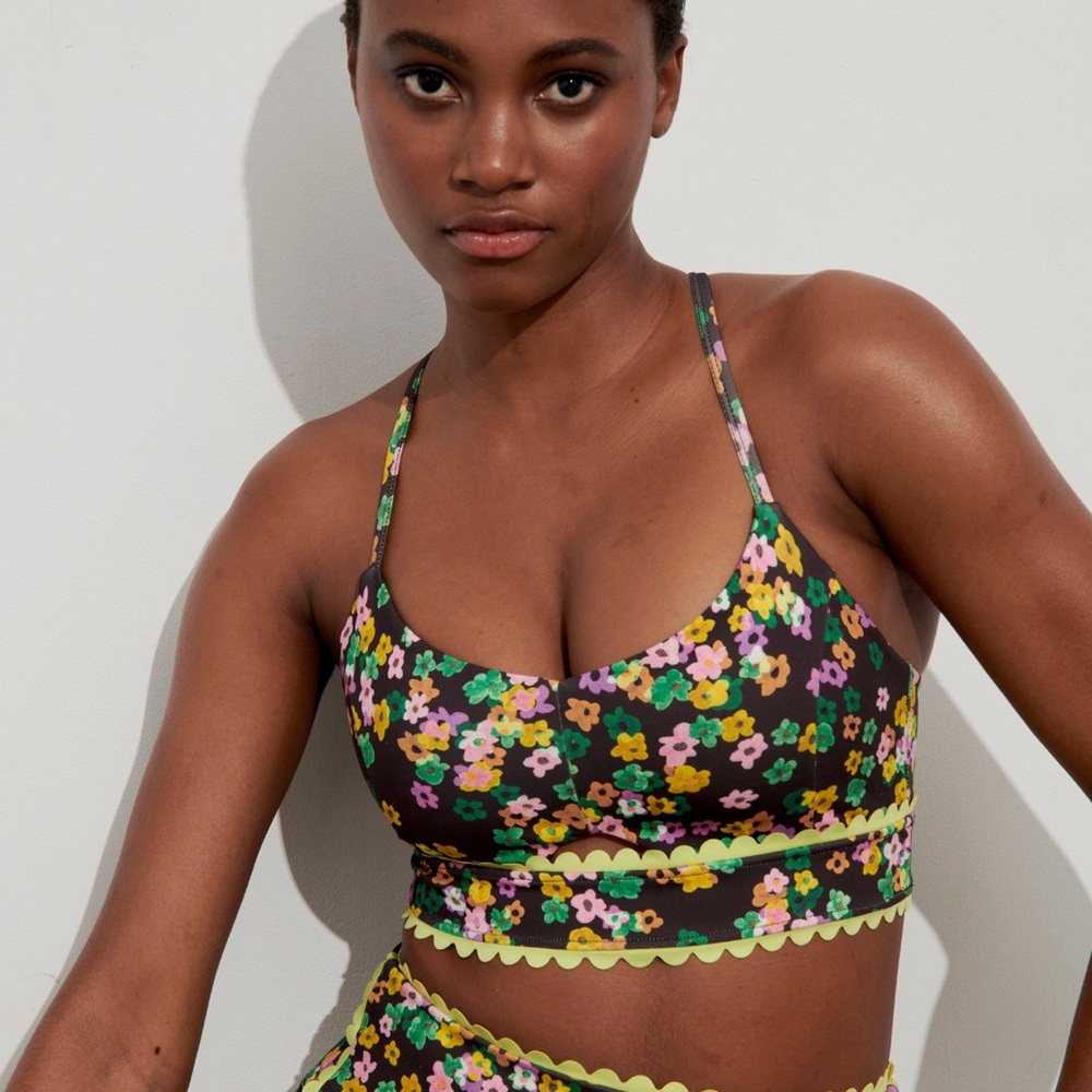 IVL Collective ditsy floral bra size 6